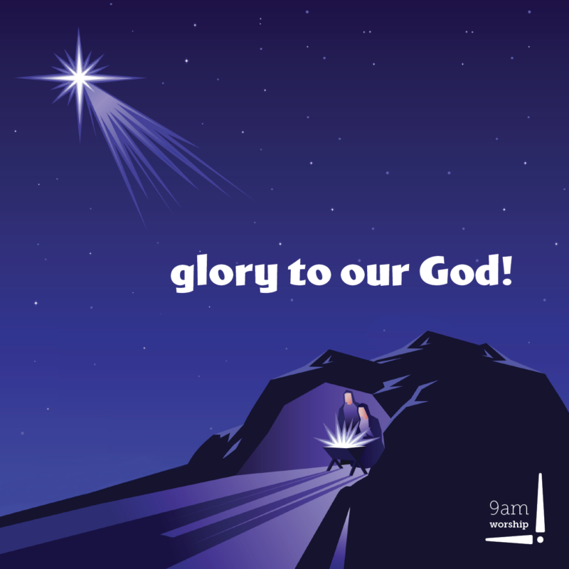 Album cover for "glory to our God!" by 9am worship