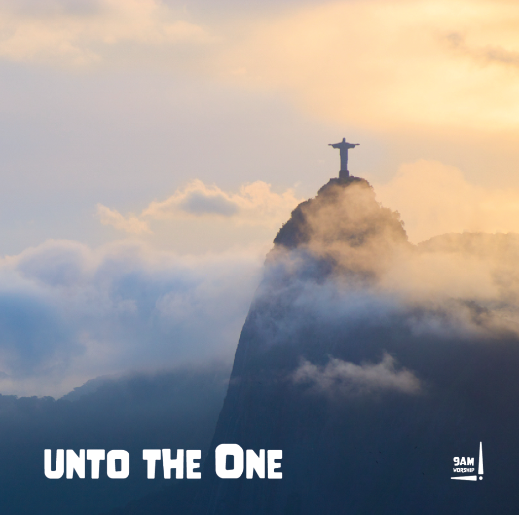 Album front cover for "unto the One" by 9am worship